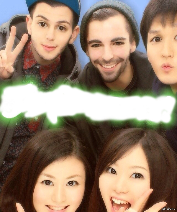 &quot;Сфоткались с друзьями в Японии, там фото будка автоматически редактирует ваши глаза&quot;   фото, япония